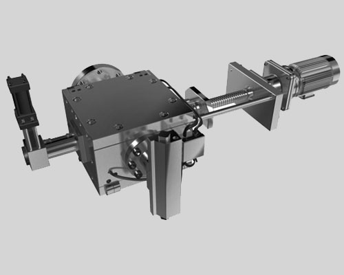 hydrarlic screen pack changer